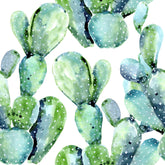 Exotic Watercolor Cactus Wallpaper